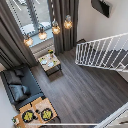 Bright Duplex Loft For Your Remarkable Апартаменти Рига